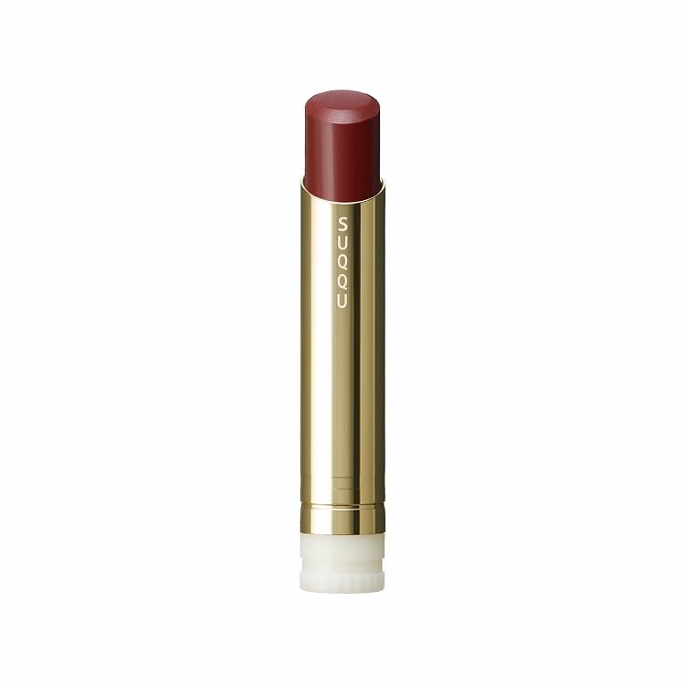 

SUQQU Moisture Glaze Lipstick 10 Dark Red Dedicated -KOGAREAKA Refill + case