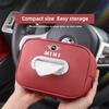 High-capacity Car Interior Tissue Box Kleenex Storage Bag Accessories For BMW Mini Works Cooper F54 F55 F56 F57 F60 R50 R52 R53