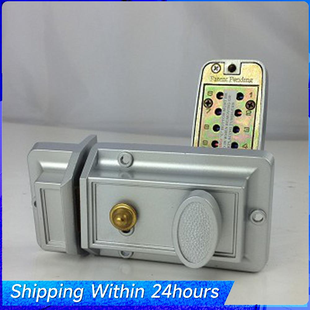 Механический Цифровой Дверной Замок Кнопочная Клавиатура Бесключевой Кодовый Комбинированный Набор Водонепроницаемые Интеллектуальные Электронные Замки China Mainland