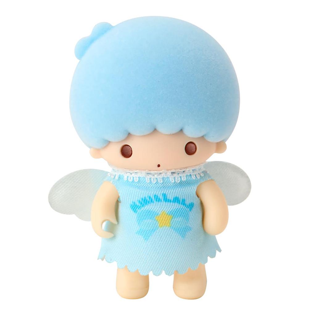 Sanrio Little Twin Stars Kiki Flocked Doll Angel 396664 (Pitatto Friends Mini) – For Ages 15+