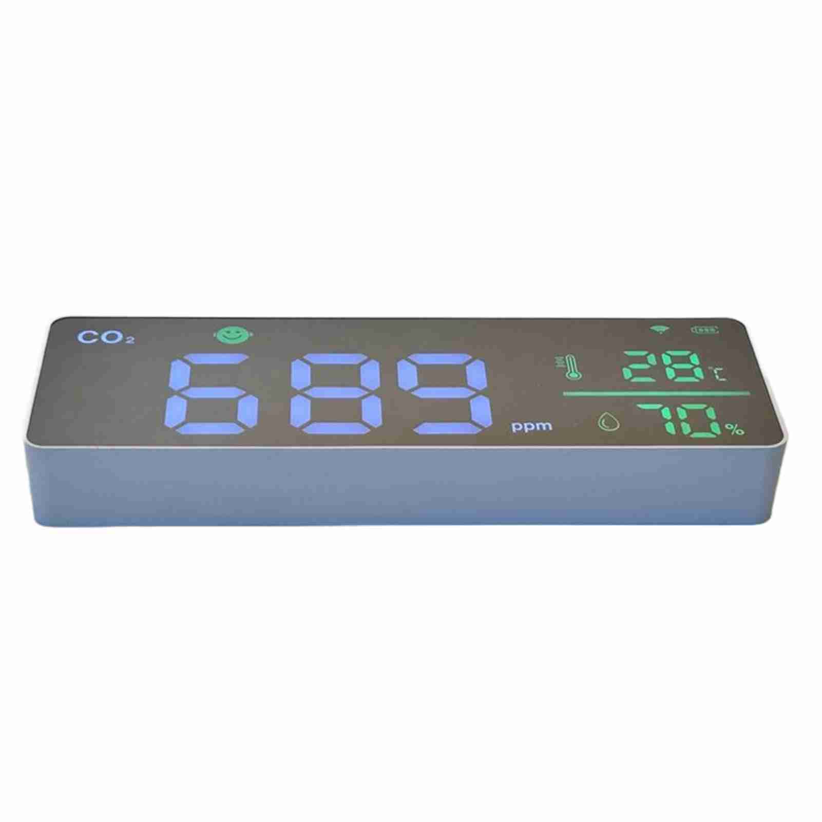 

Монитор CO2 для дома, настенный датчик температуры и влажности для передачи данных через приложение Tuya