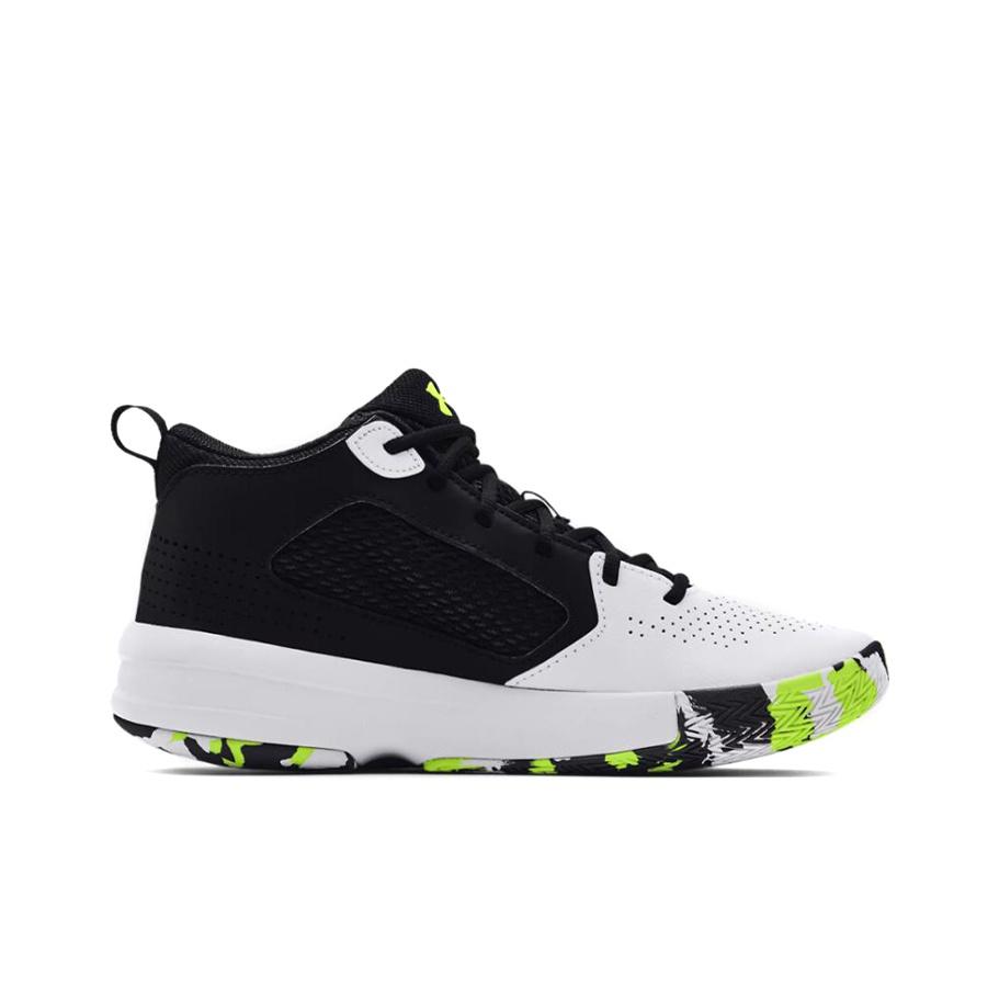 Under Armour Lockdown 5 Bianco Nero Uomo Sneakers 3023949-102