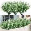 Outdoor Artificial Simulated Green Plants 7 Heads 35 Mesh Lavender Fake Flower Plant Window Decoration Pointed Wheat Ear Handle Bundle