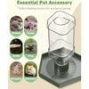 Stable Turtle Water Bowl Anti-slip Automatic Water Dispenser Lizard Food Feeder  for Amphibians