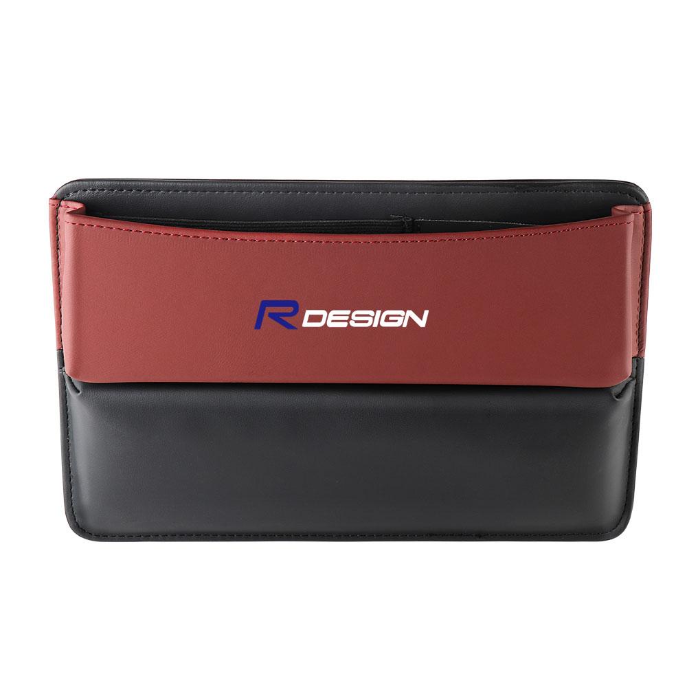 

Leather Car Center Console Storage Box Auto Emblem Seat Gap Organizer Accessories For Volvo XC90 C30 T6 S60 C70 XC70 V70 S80 S40