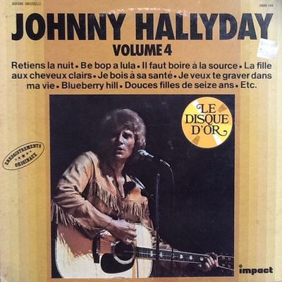 LP Record JOHNNY HALLYDAY  Johnny Hallyday Volume 4 6886164 Impact 1977 France Rock Used