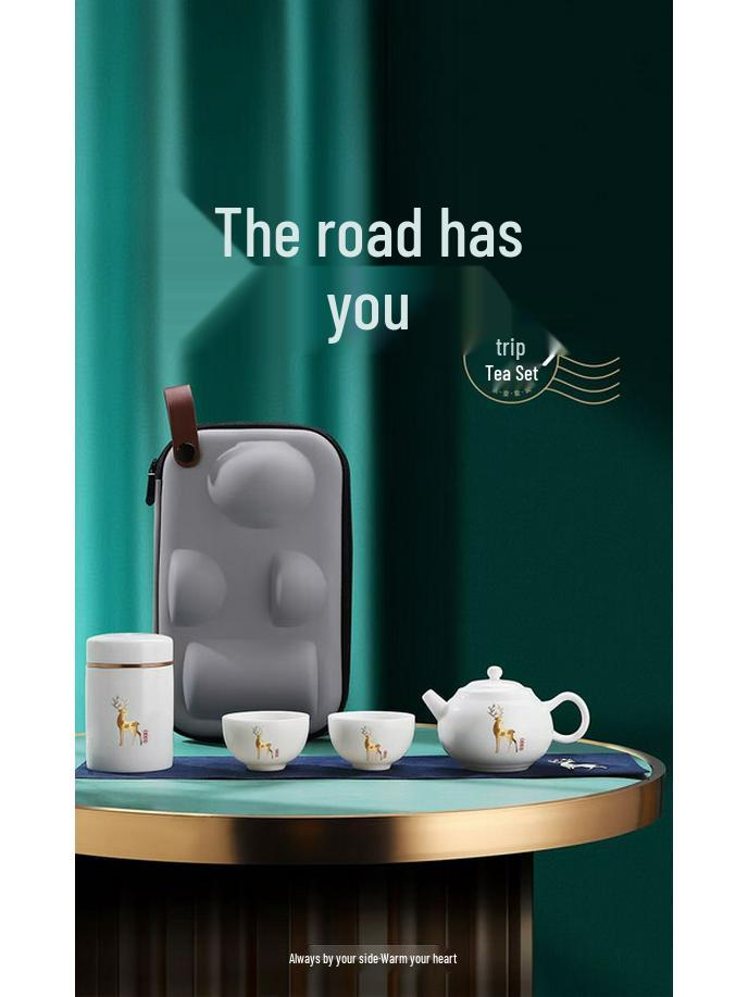 Portable Nordic Ceramic Tea Set