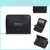 Fashionable And Minimalist Short Wallet With Letter Printing Design For Daily Use And Wearresistant Durability