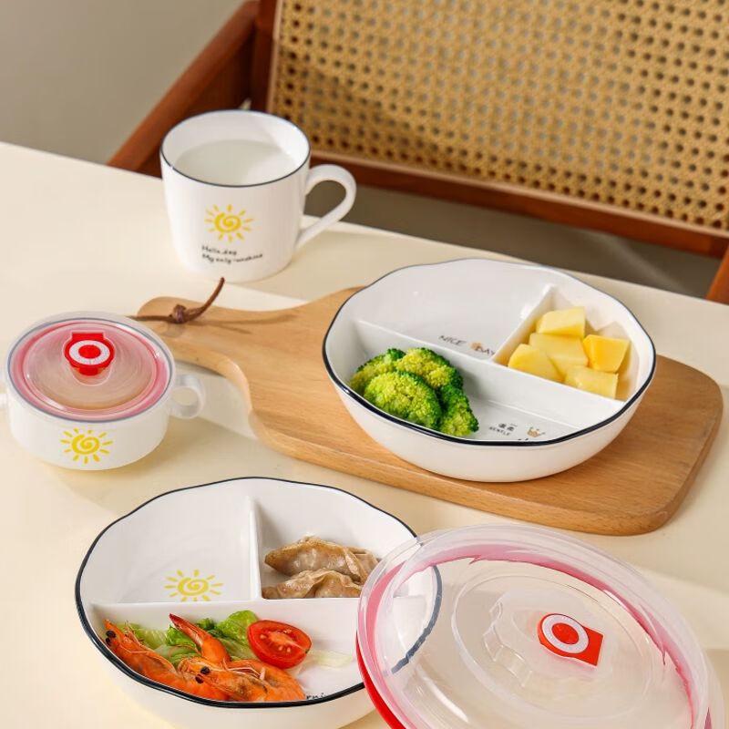 Nielxin 211 Portion Control 3-Compartment Meal Plate
