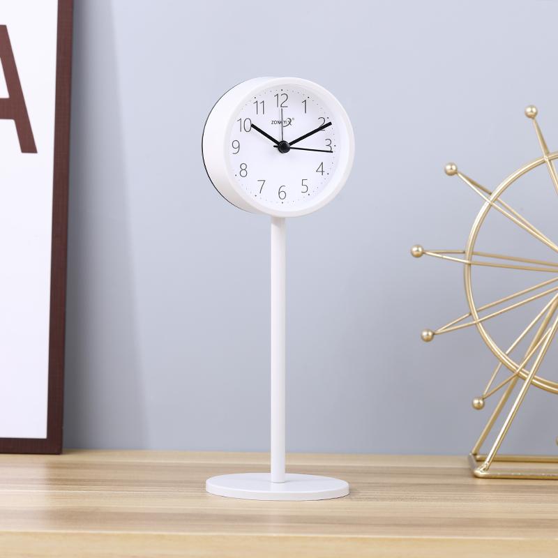 

Стол для студентов с украшениями, Маленькое сиденье, часы, Простая минималистская кровать, скандинавский стиль, тихая личность, креативный будильник, Clo