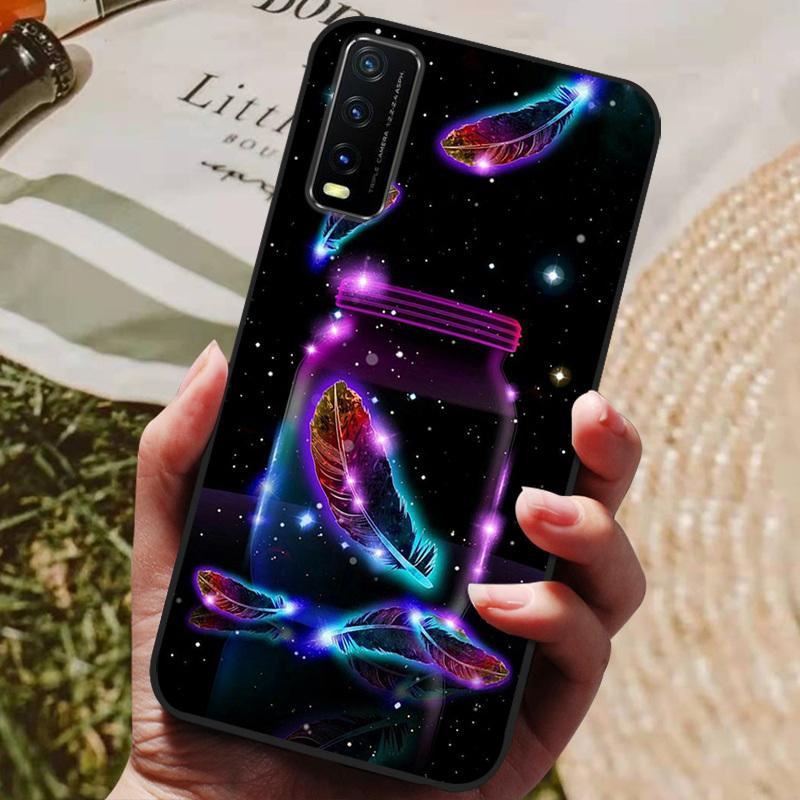 For Vivo Y11S Case Silicone Soft TPU Phone Cover For Vivo Y12s V2027 Case Cartoon Case Protective Bumper For Vivo V2032 Y11s