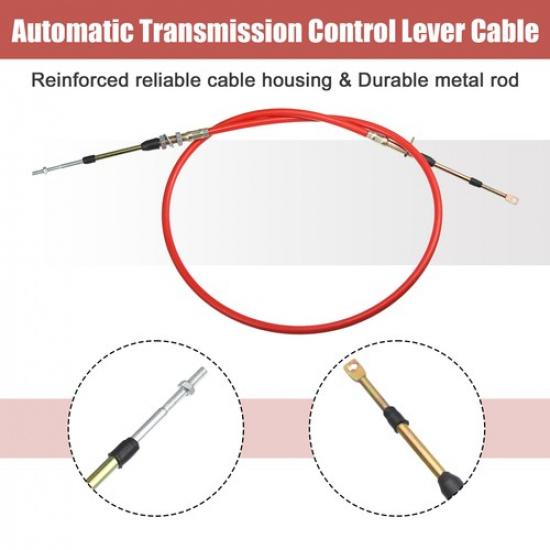 Pack of 1 for BM Automotive 5Ft Transmission Gear Shift Shifter Cable 80605