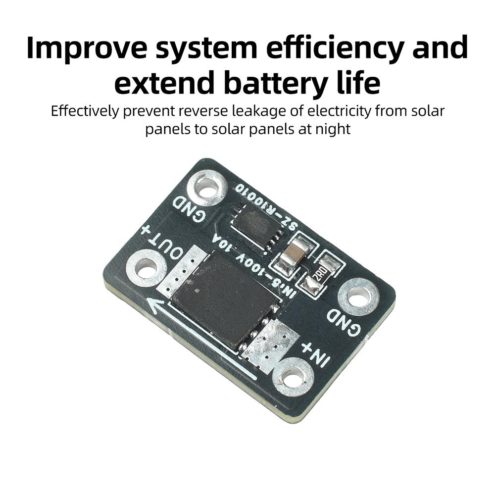 25A 30A High Current Ideal Diode Module DC 5–100V Solar Backfeed Protection, Battery Reverse Connection Protection, Zero Heat