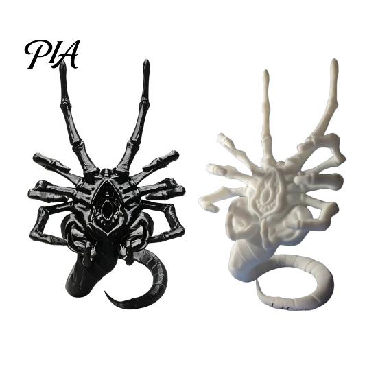 Trendy Desktop Decoration Alien Facehugger Phone Stand, Unique 3D Printed Cell Holder, Adjustable Viewing Angle Stand Sturdy PLA Decorative Smartphone