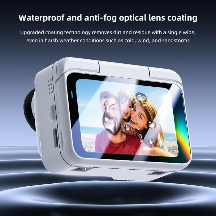 For Insta360 GO Ultra PULUZ 2 In 1 Screen + Lens Tempered Glass Film (Transparent)