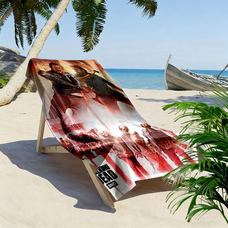 Survival Struggle Post-Apocalyptic World beach towel Outdoor camping beach swim Outdoor pool towel quick-drying swim towel Travel and vacation towels