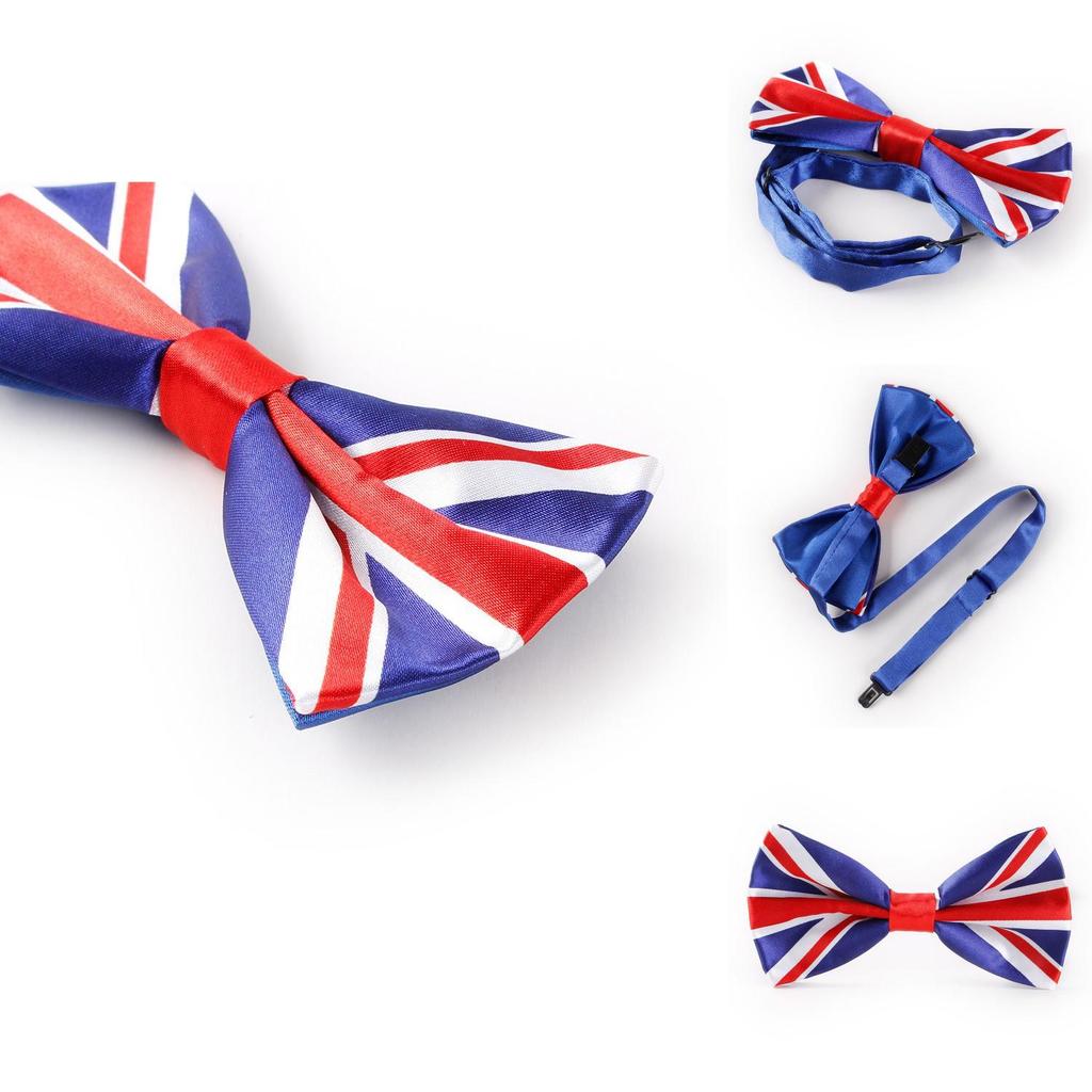 Show Your Patriotism With These Countries Bow Ties In Silk