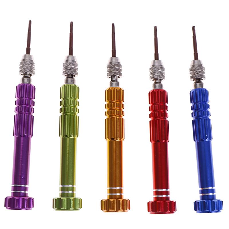 Multifunction Mini Blade Screwdriver With Replacemet Head Anti Slip Repair Tools