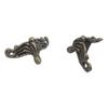 12PCS Zinc Alloy Box Corner Protectors Bronze Metal Corner Protector Jewelry Box Legs  Jewelry Boxes