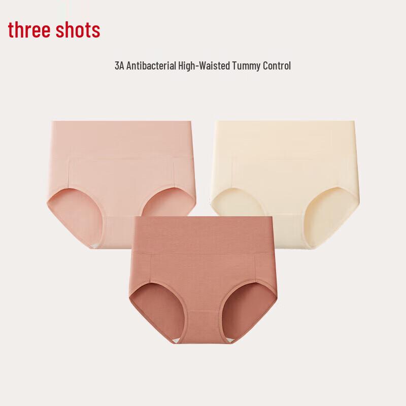 

Threegun Women s High-Waist Cotton Briefs (3-Pack) L (runs small)