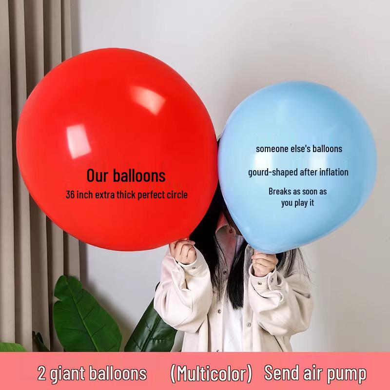 Extra-Große Explosionsgeschützte Ballons für Kinder - Dicke, Langlebige Latex-Spielzeuge für Draußen
