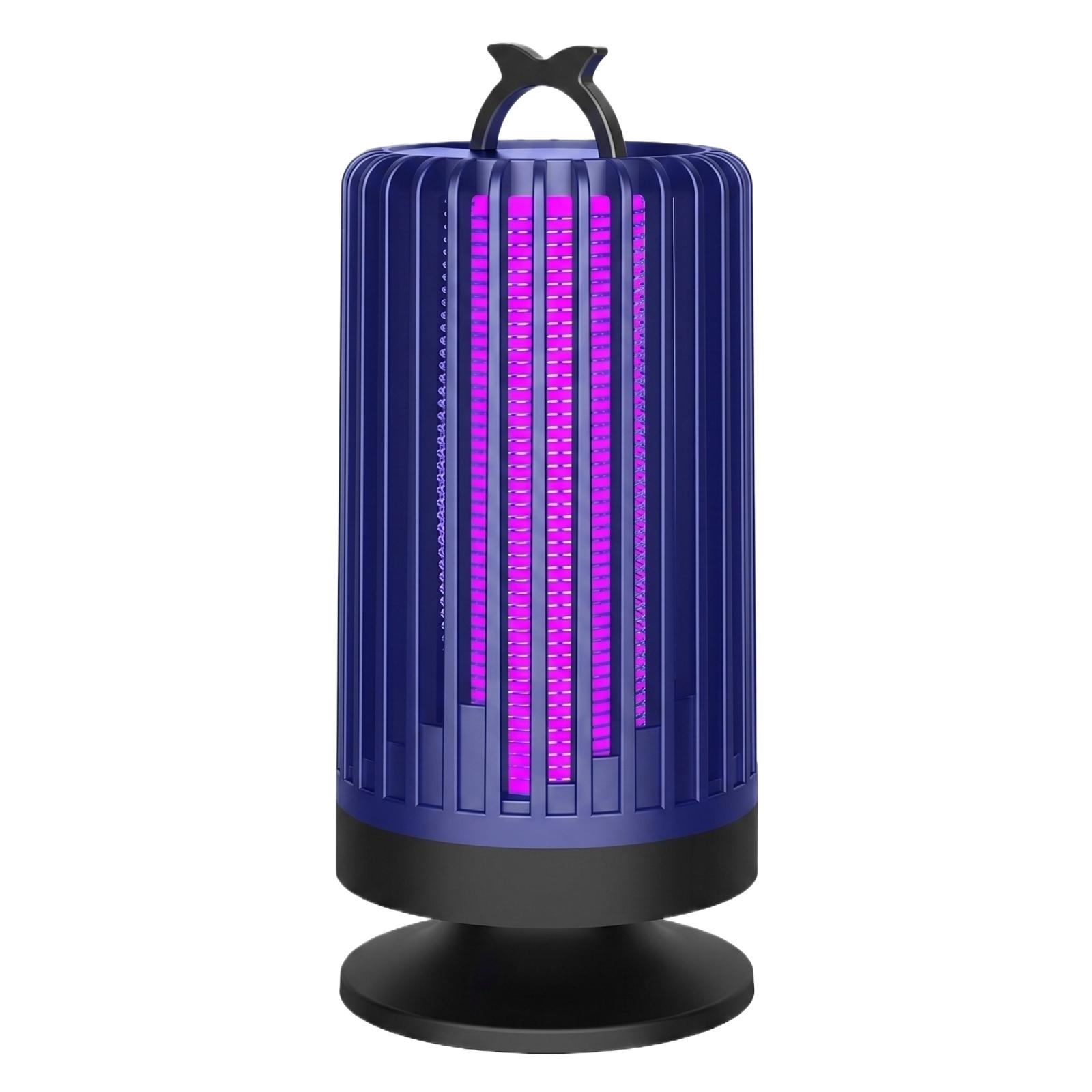 

Electric Mosquito Killer Lamp Indoor Insect Trap UV Light Mosquito Zapper Home Use Quiet Operation Safe Design ONE SIZE синий
