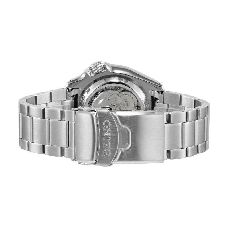 SEIKO No. 5 series 100 meters waterproof Automatic Steel Strap men's watch red dial SRPK63K1