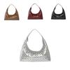 Fashion Style Rivet Bag For Women Summer Large Capacity Pu Material Daily Use