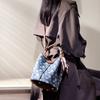 Ladies' High-end Handbag, Fashionable and Versatile Crossbody Bag, Box Bucket Bag