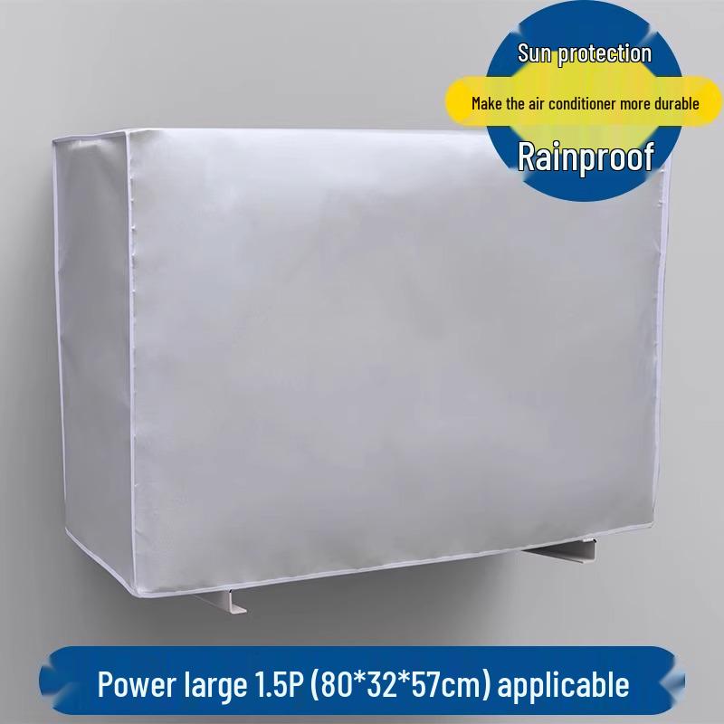 Outdoor AC Unit Protective Cover - Rain & Sun Resistant, Dustproof for Haier, Midea, Gree Central Units