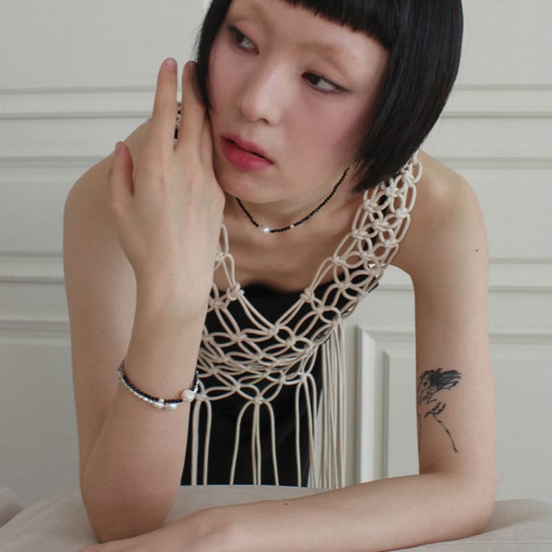 Rubati Onyx+Pearl (BRACELET.1)