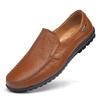 2024 Mens Designer Loafers Moccasins Genuine Leather Men Casual Shoes Luxury Brand Slip On Black Driving Shoes Zapatillas Hombre