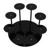 Acrylic Cupcake Stands Stable Round Anime Figure Doll Platter Display Stand for Wedding Birthday