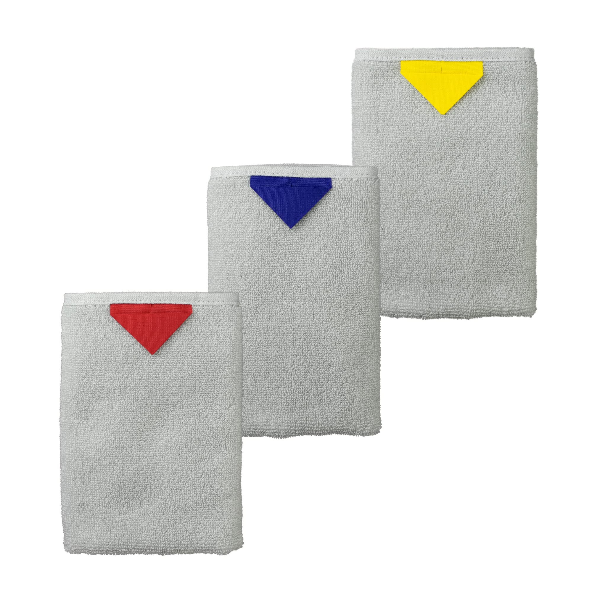 

99 Kuku Towel Set of 3 Light [aso] Towels, Towel, Handkerchiefs, Imabari, Colorful, Bicolor, (Assorted Tags, Gray) ss-kt270-h3…