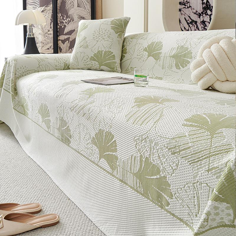 

Summer ice silk sofa cover cool feeling a whole sofa towel 2025 new non-slip and anti-cat scratch sofa cover pad 180*130cm