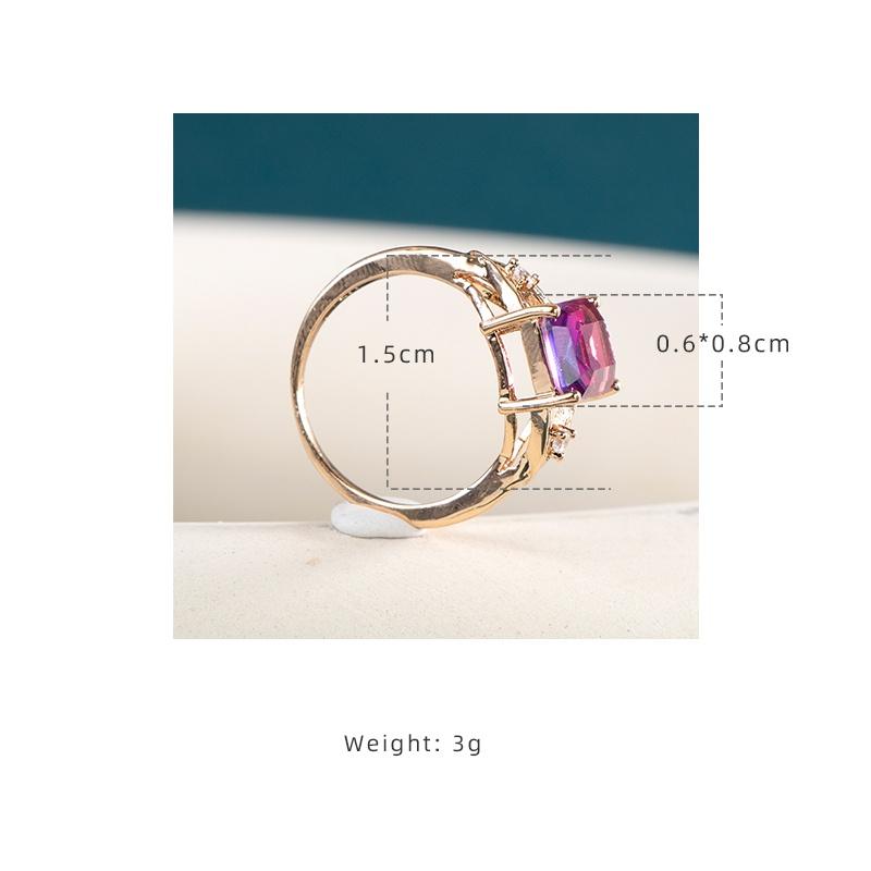 BELLA BOX Luxury Women Jewelry Cocktail Party Rings With Multicolour Zircon Stone Silver Plated Anniversary Party Ring Band Gift