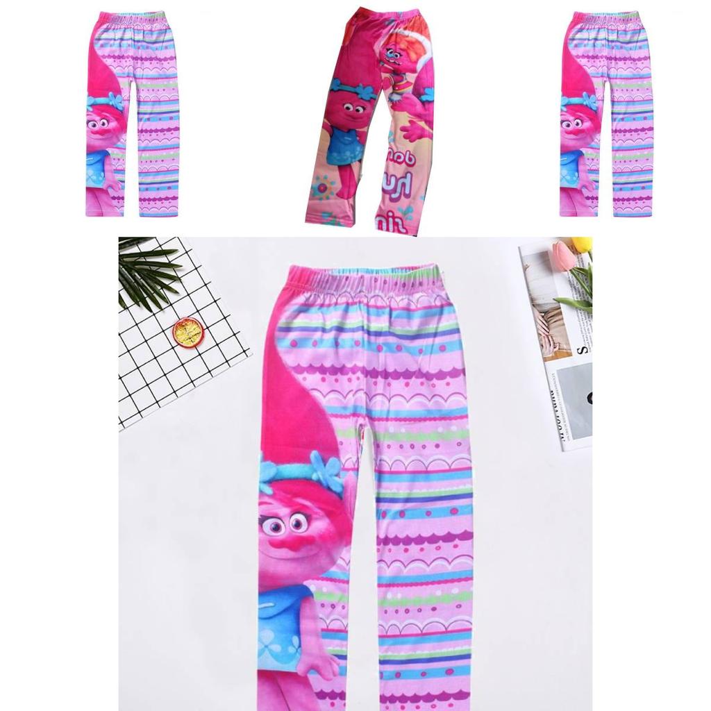 Trolls Childrens Animal Pattern With Milk Silk Material For Casual Outfits