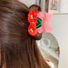 Cute Fruit Gripper Korean Style Geometry Shark Clip Lovely Cherry Hair Claw  Headdress