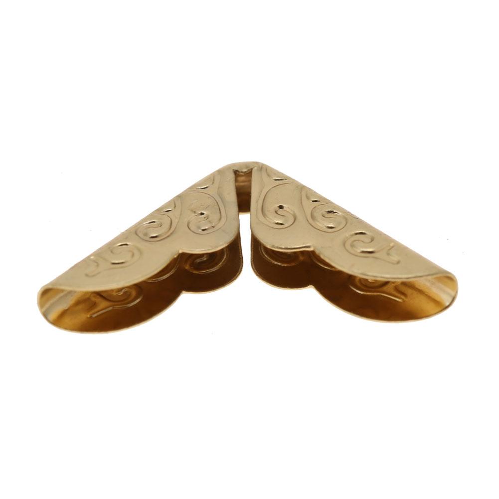 50pcs Book Corner Protectors for Scrapebooking Vintage Photo Album Diary Yellow