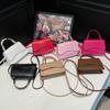 Solid color candy color fashionable retro small square bag women's niche design versatile personality casual senior messenger bag