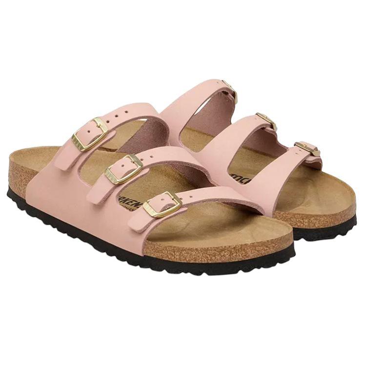 Birkenstock Florida EVA Abrasion Resistant Abrasion Resistant Slide Slippers Women's Pink Narrow 1031813