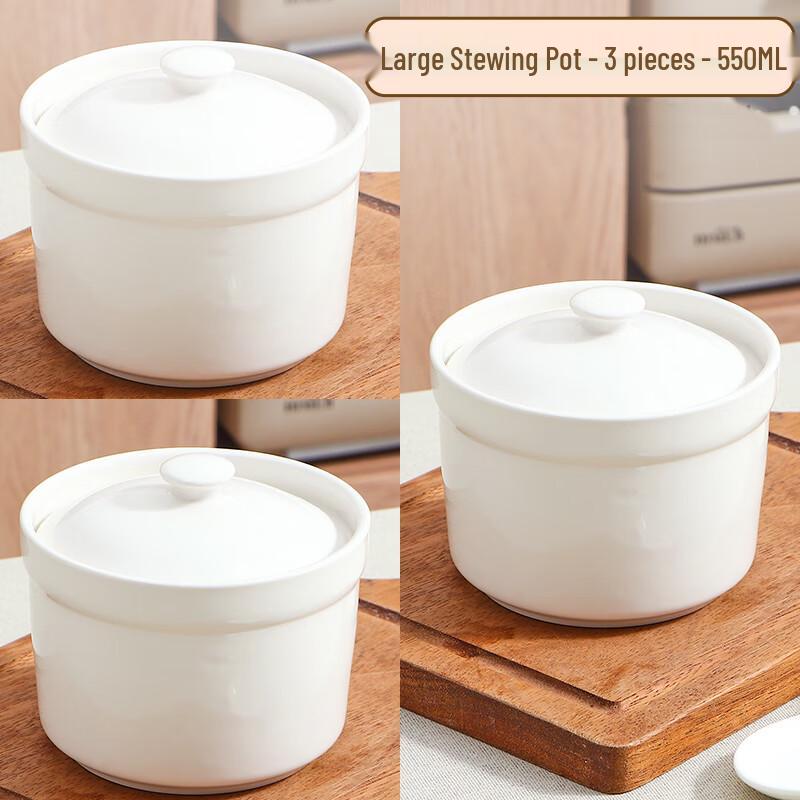 Чжао Ран Набор керамических кастрюль-пароварок из 3 предметов