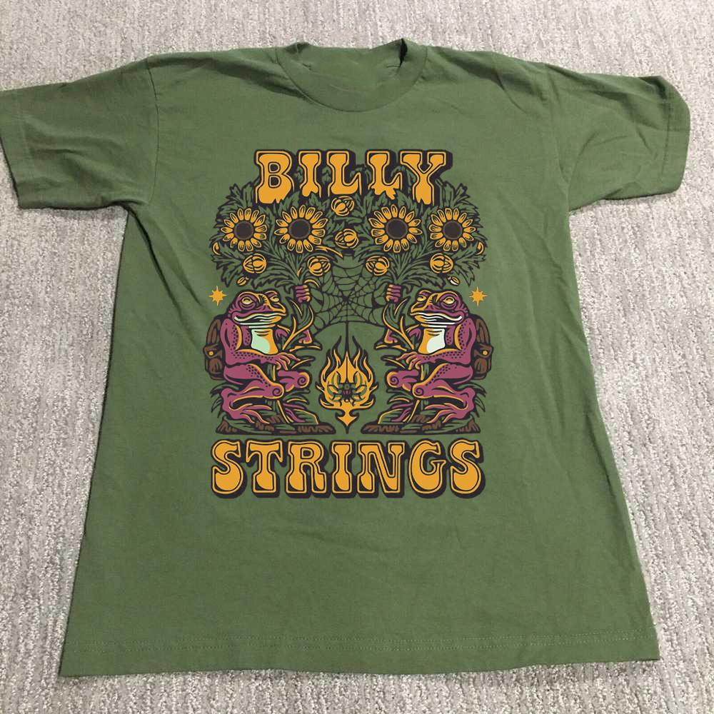 Billy Strings Tour Poster Gift For Fan S to 5XL Green T-shirt XXL
