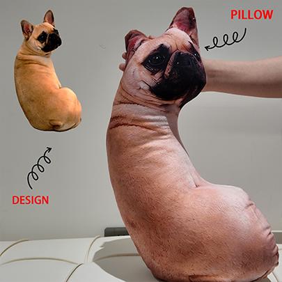 Custom Charm Anime Design Custom Irregular Shape Pillow Printed Cushion Throw Pillow 50*50