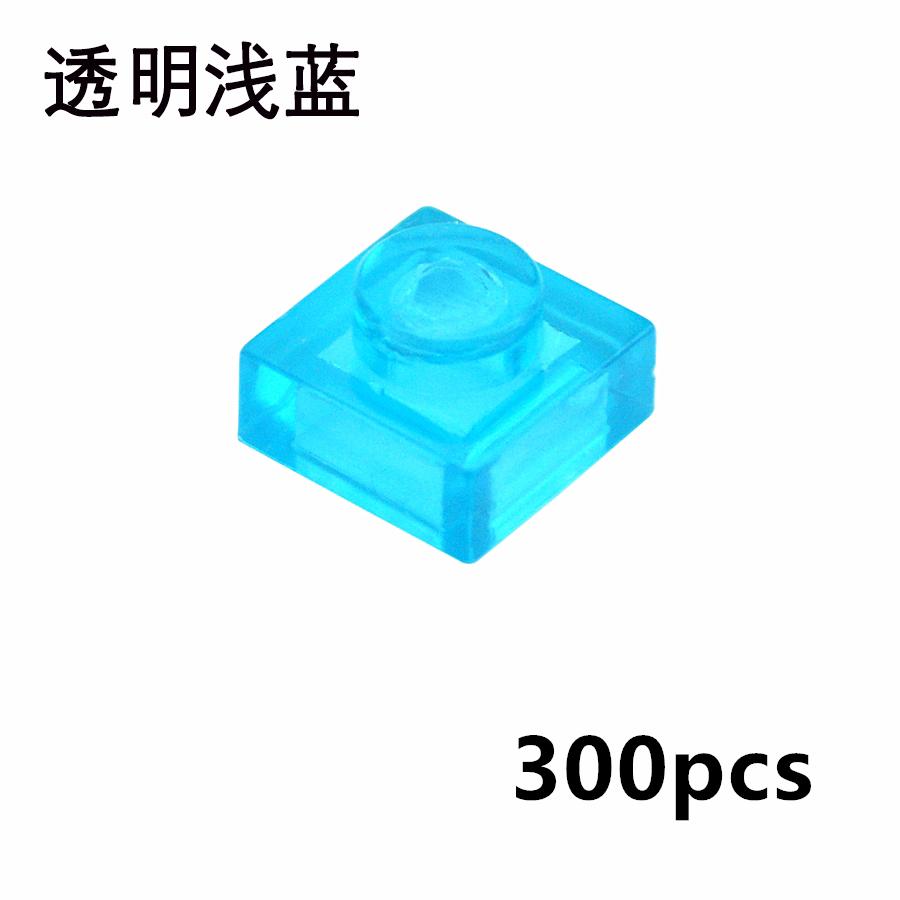 300 Stück DIY Partikel 3024 Dünne Bausteine 1x1 Noppen Steine Pädagogisches Zusammenbauen Konstruktion Kompatibel 3034 Kinderspielzeug
