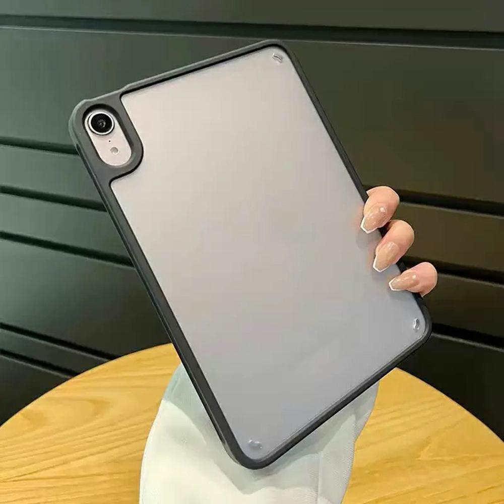 For iPad (2025)/iPad 10.9 (2022) Case TPU+Acrylic+PC Matte Shockproof Tablet Cover