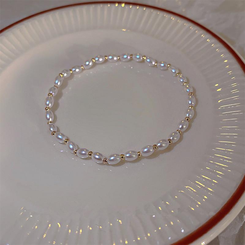 New Sparkling Golden Silver Color Bracelet Two-Piece Set Women's Fashion Trendy Daily Accessories Party Jewelry Birthday Gifts