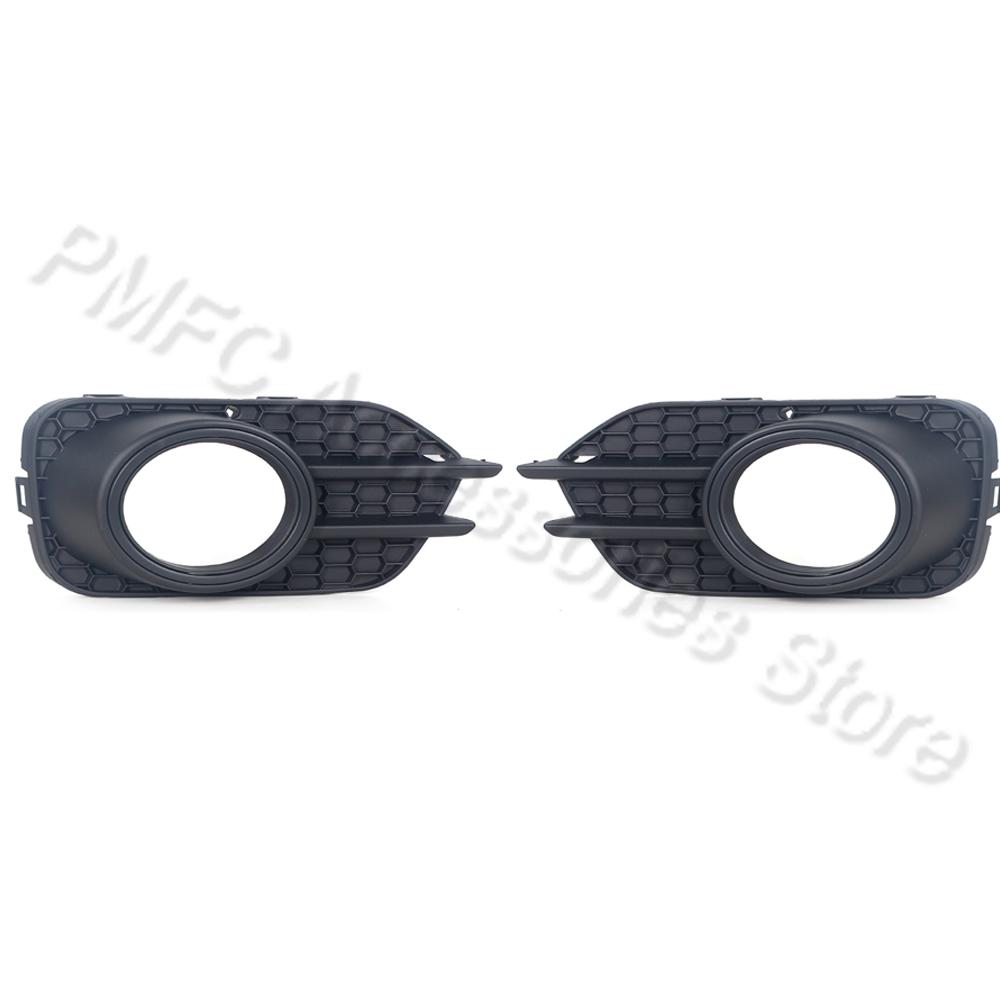 For VW Tiguan 2012 2013 2014 2015 2016 2017 2018 US Version Front Bumper Fog Light Lamp Cover Frame Grille 5N0853665J 5N0853666J