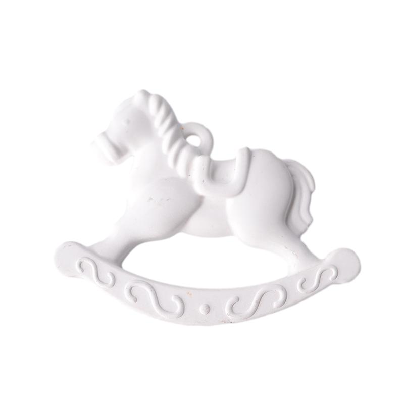 Car Rearview Mirror Pendant Aromatherapy Stone Gypsum Horse Decoration Presents