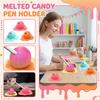 3D Printed Melted Lollipop Storage Rack And Pen Holder Holder